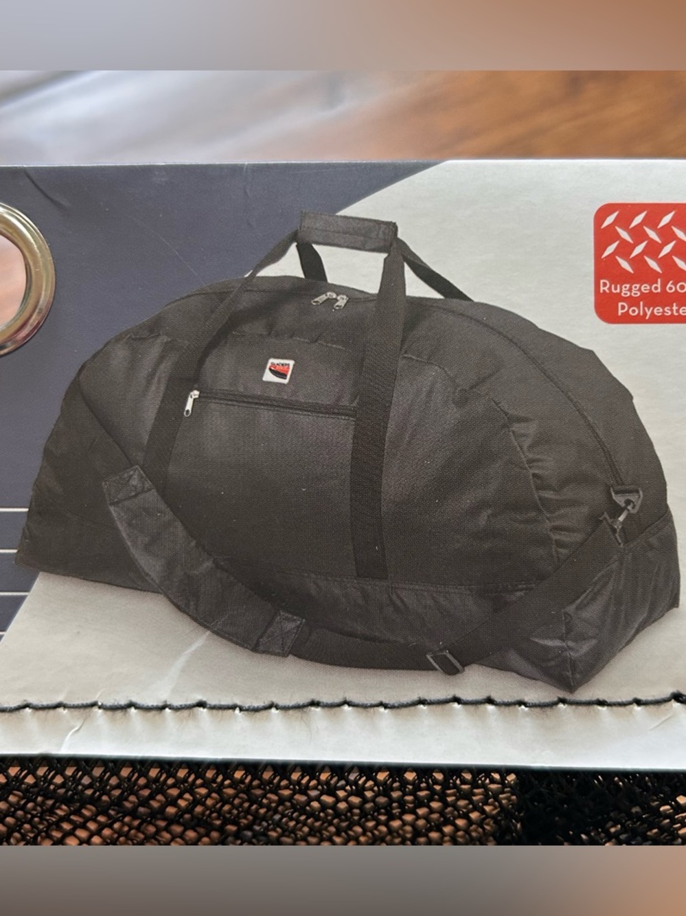 NWT Glacier’s Edge 30” Black Duffle Bag